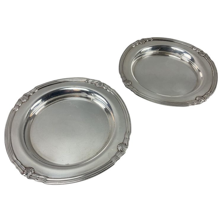 Pair of Christofle Vendome coasters
