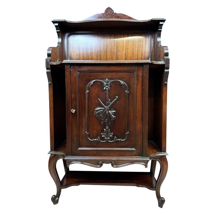 mahagoni apparatmöbel aus der zeit napoleons III um 1880