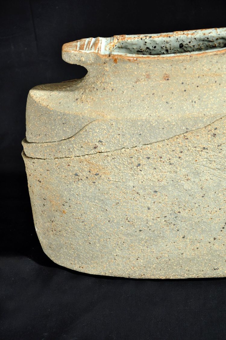 Sculpture céramique signée Jacques Pouchain circa 1970  