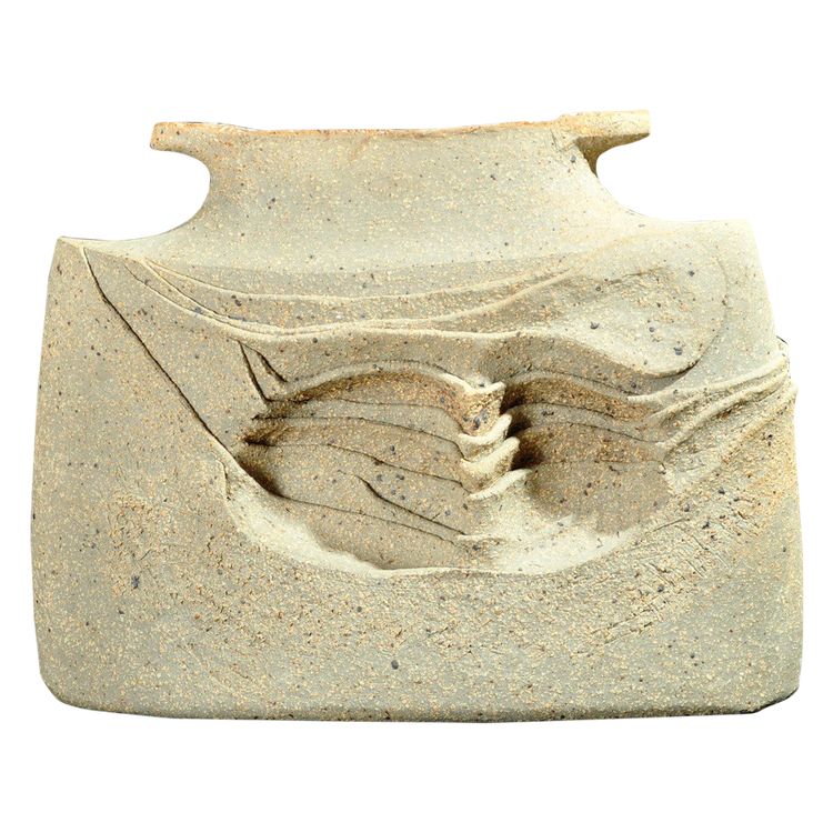 Sculpture céramique signée Jacques Pouchain circa 1970  