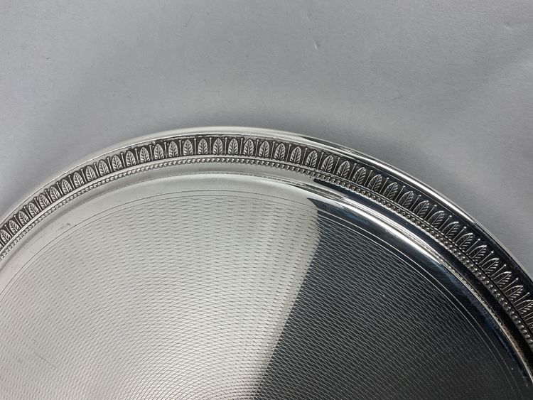 Silver-plated metal trivet, Malmaison model, Christophe