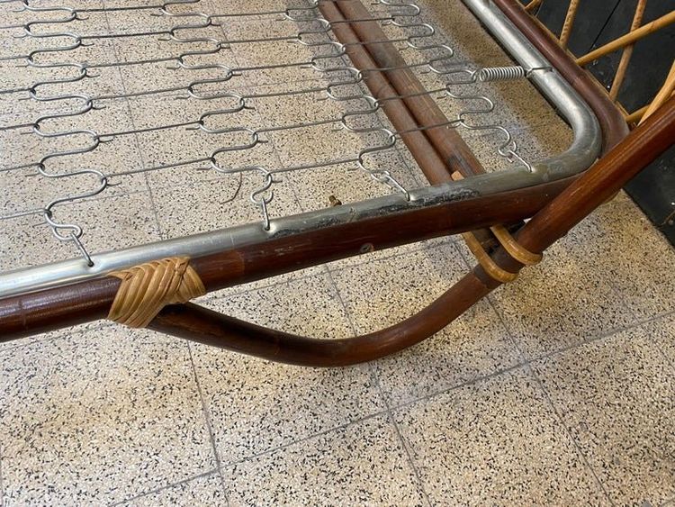 2 Ondaflex Bamboo Beds, Italy, Circa 1950/1960