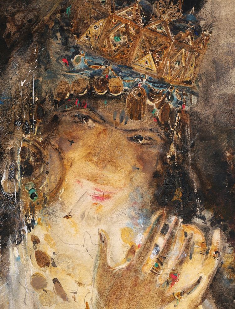 Georges Fernand JANIN, Femme de Biskra en Algérie