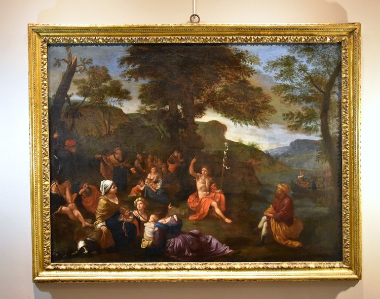 Lorenzo Pasinelli (Bologna 1629 - 1700), Predica di San Giovanni Battista