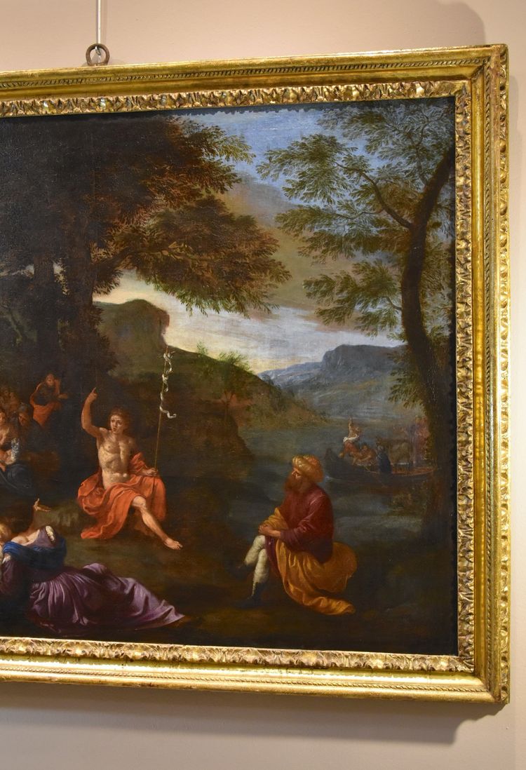 Lorenzo Pasinelli (Bologna 1629 - 1700), Predica di San Giovanni Battista