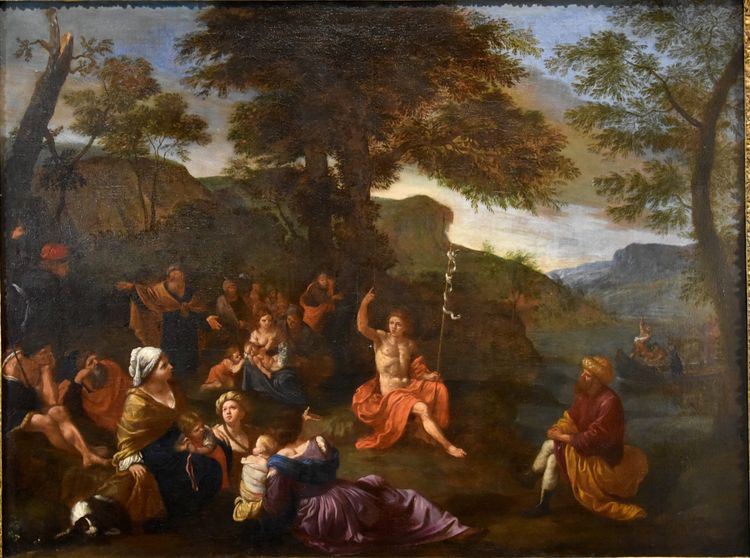 Lorenzo Pasinelli (Bologna 1629 - 1700), Predica di San Giovanni Battista