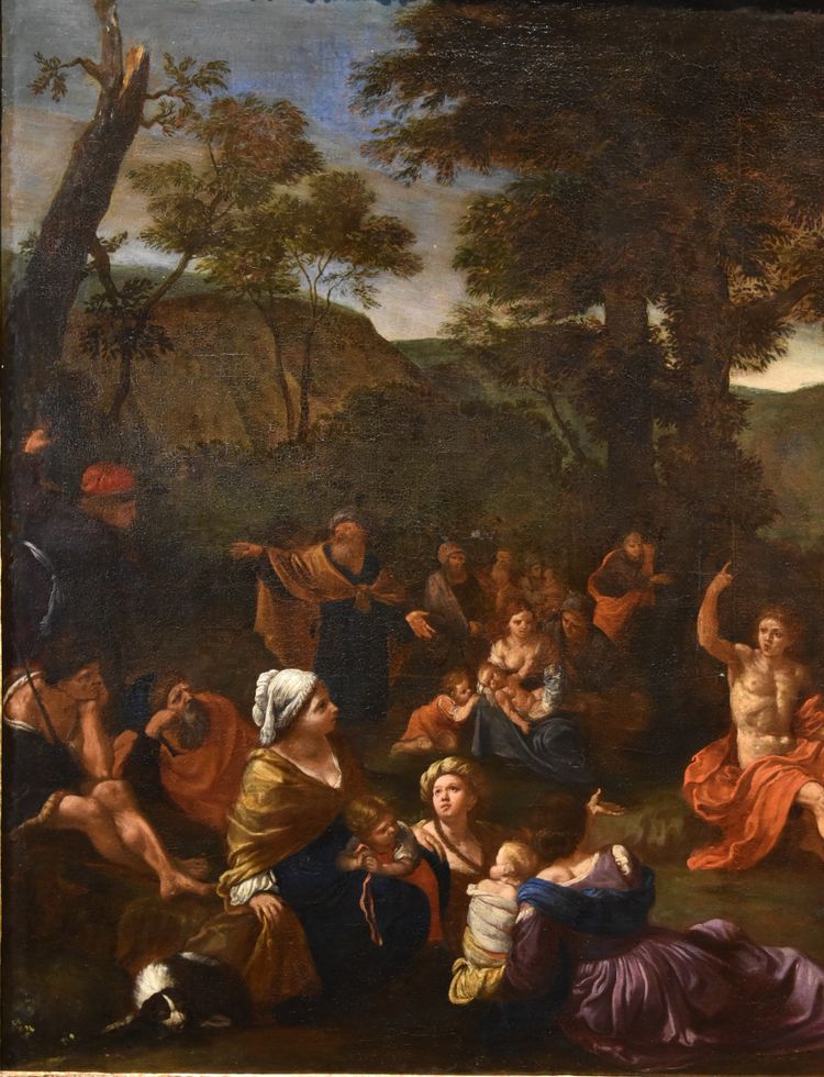 Lorenzo Pasinelli (Bologna 1629 - 1700), Predica di San Giovanni Battista