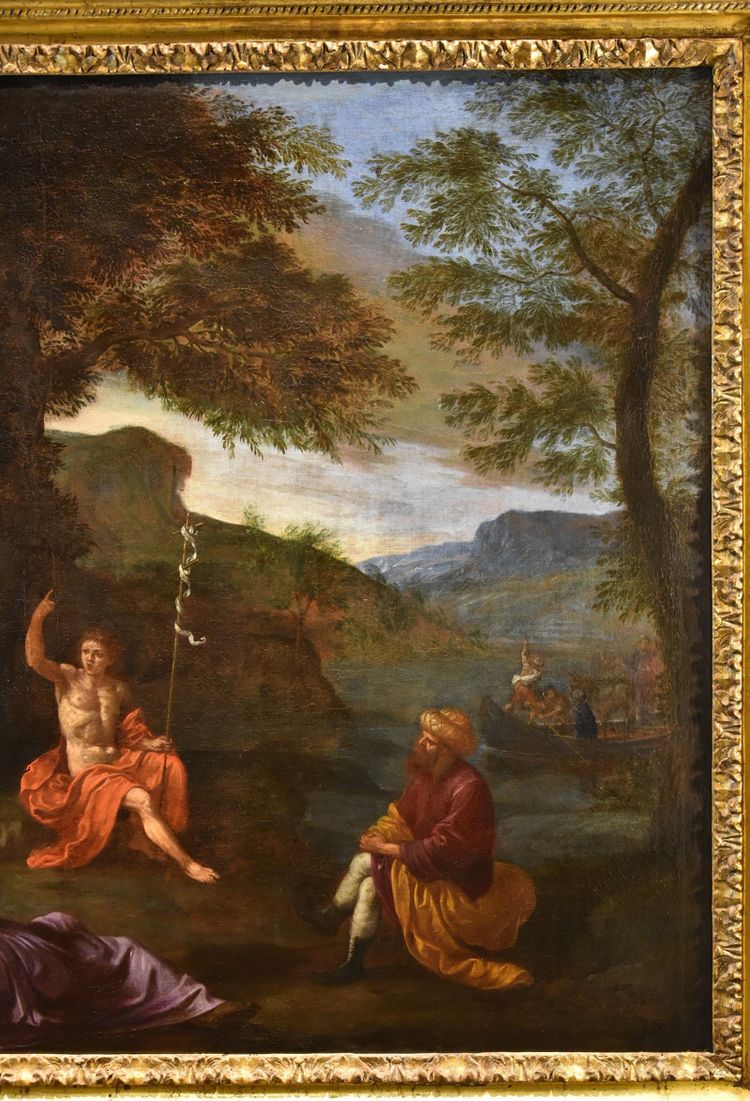 Lorenzo Pasinelli (Bologna 1629 - 1700), Predica di San Giovanni Battista