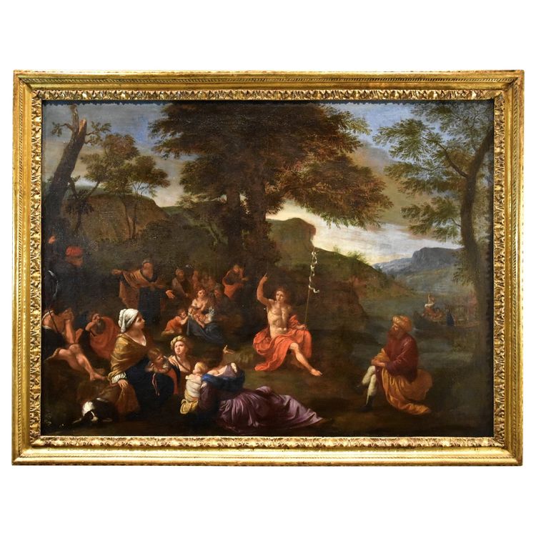 Lorenzo Pasinelli (Bologna 1629 - 1700), Predica di San Giovanni Battista