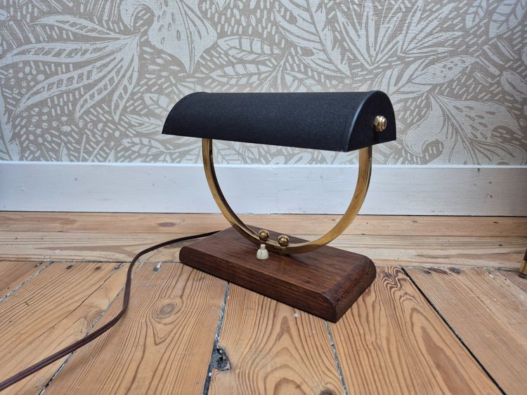 Lampe de notaire circa 1950