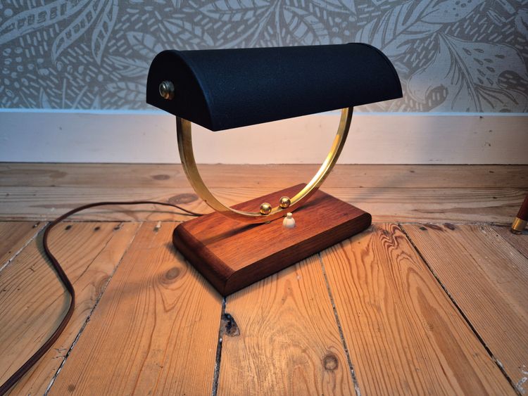 Lampe de notaire circa 1950