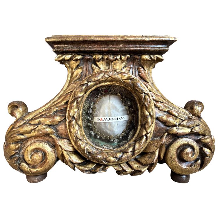 Socle Reliquaire De Saint Amand - Début XVIIIe