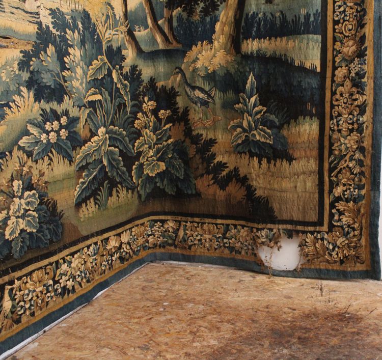 Important Aubusson tapestry, Verdure, 18th century