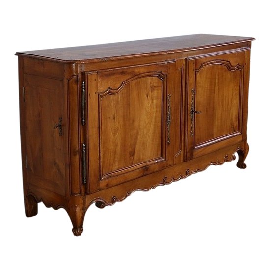  Long sideboard in solid cherry wood - End of XVIIIth century