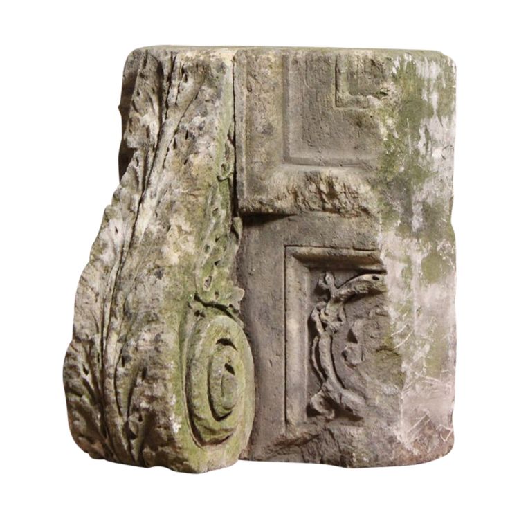  Elemento architettonico in pietra, ornamento da giardino, XVII-XVIII secolo