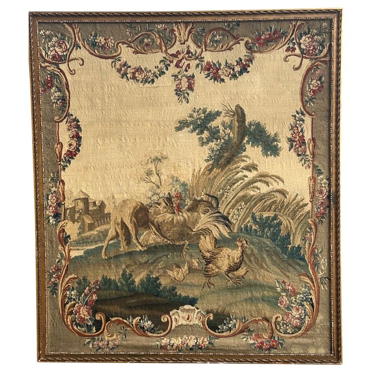 Tapisserie De La Manufacture Royale D’aubusson époque Fin XVIIIème