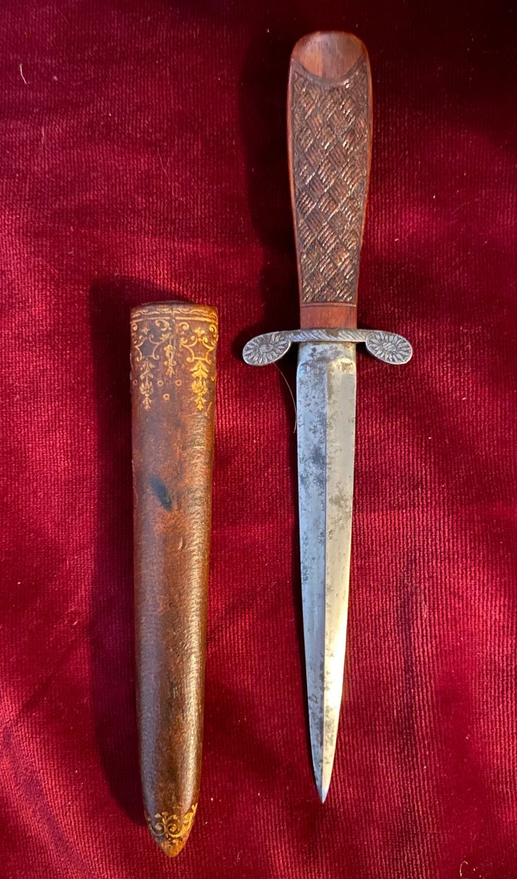 Dagger of Virtue with its Scabbard - XVIII Century