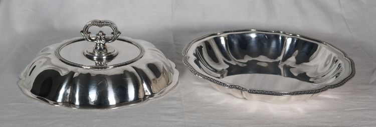 Gemüseschüssel aus 925er Sterlingsilber Griechisch 20.