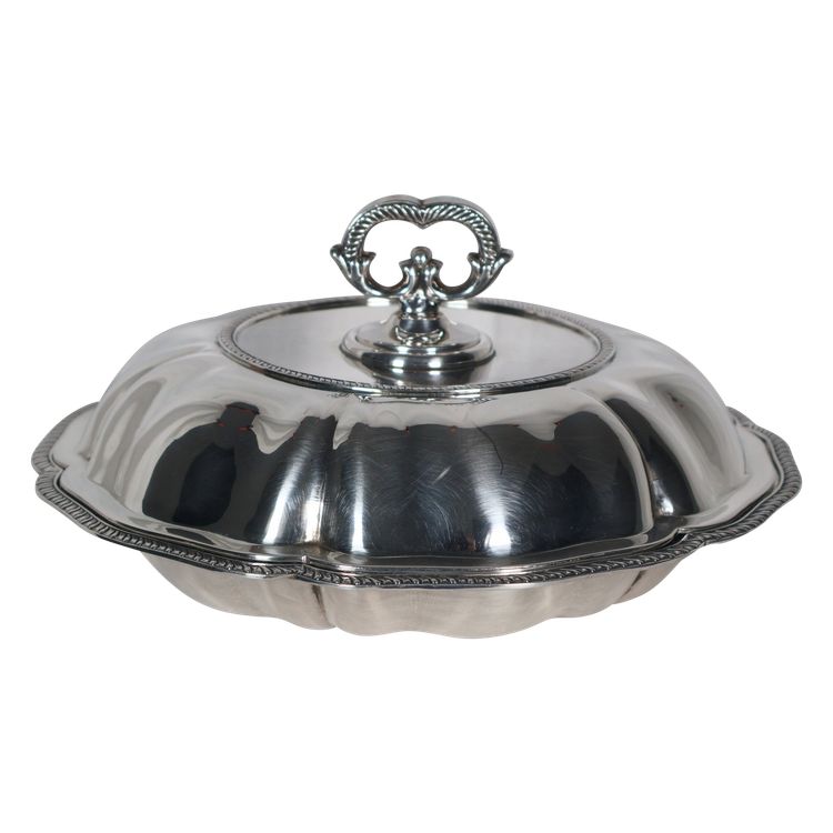 Gemüseschüssel aus 925er Sterlingsilber Griechisch 20.
