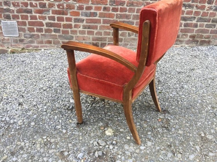 Série de 4 fauteuils Art Deco dans le style d'Eugene Printz
