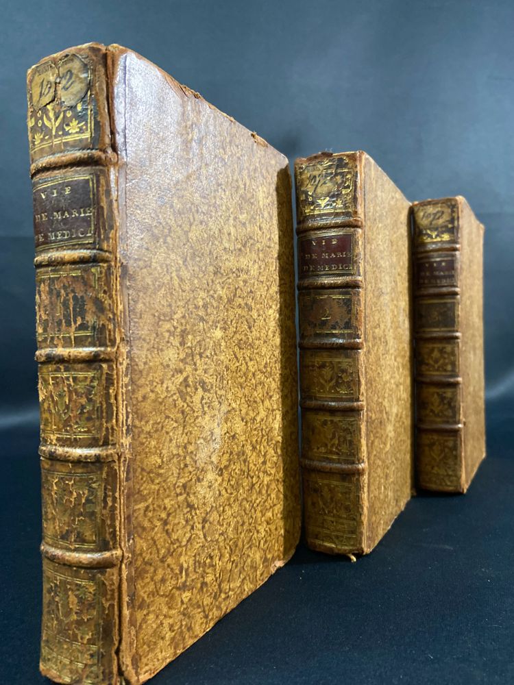 Life of Marie de Médicis Queen of France & Navarre 3 bound volumes 18th century 1778