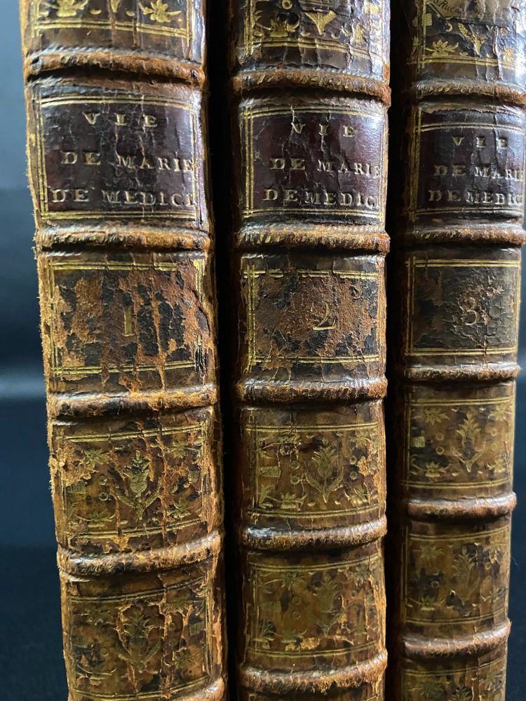Life of Marie de Médicis Queen of France & Navarre 3 bound volumes 18th century 1778