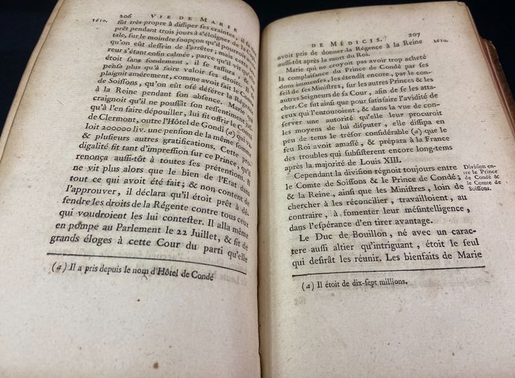 Life of Marie de Médicis Queen of France & Navarre 3 bound volumes 18th century 1778