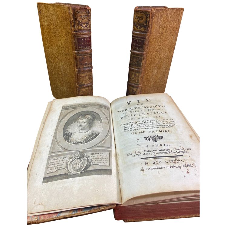 Life of Marie de Médicis Queen of France & Navarre 3 bound volumes 18th century 1778