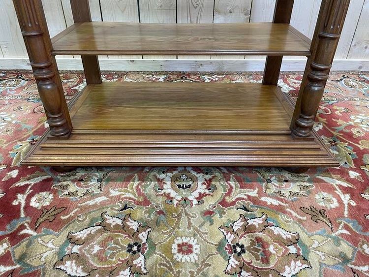 Napoleone III Scaffale di noce con colonne
