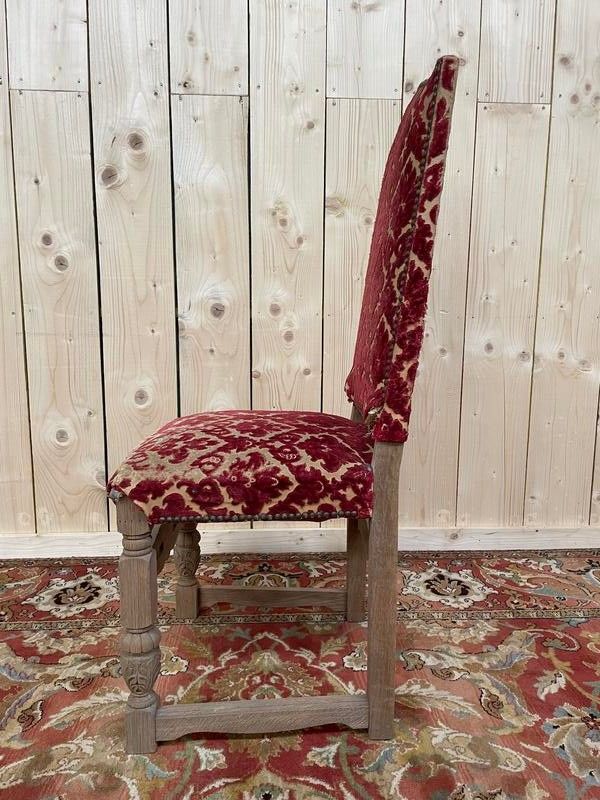 Suite di 6 sedie Louis XIII - High Era in Oak