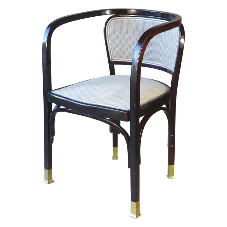 Armchair N°715 by Gustave Siegel for KOHN, 1905. Backhausen, no Thonet