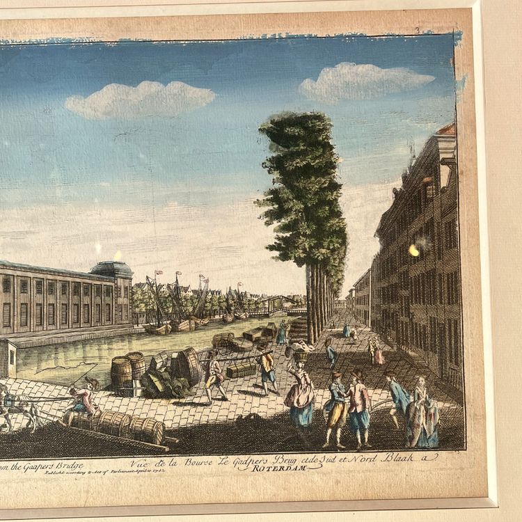 Three optical views, Netherlands, 18th century
