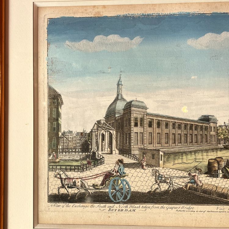 Three optical views, Netherlands, 18th century