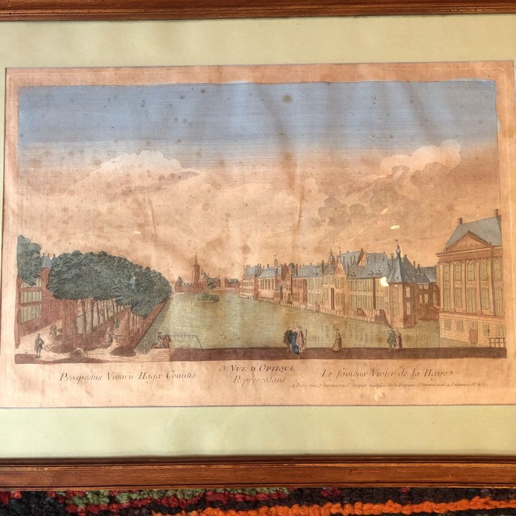 Three optical views, Netherlands, 18th century