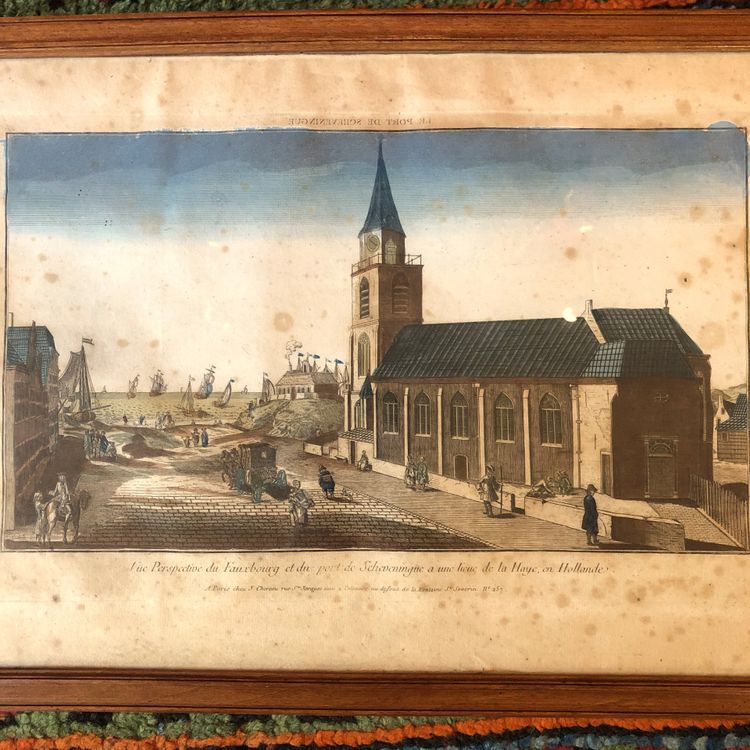 Three optical views, Netherlands, 18th century