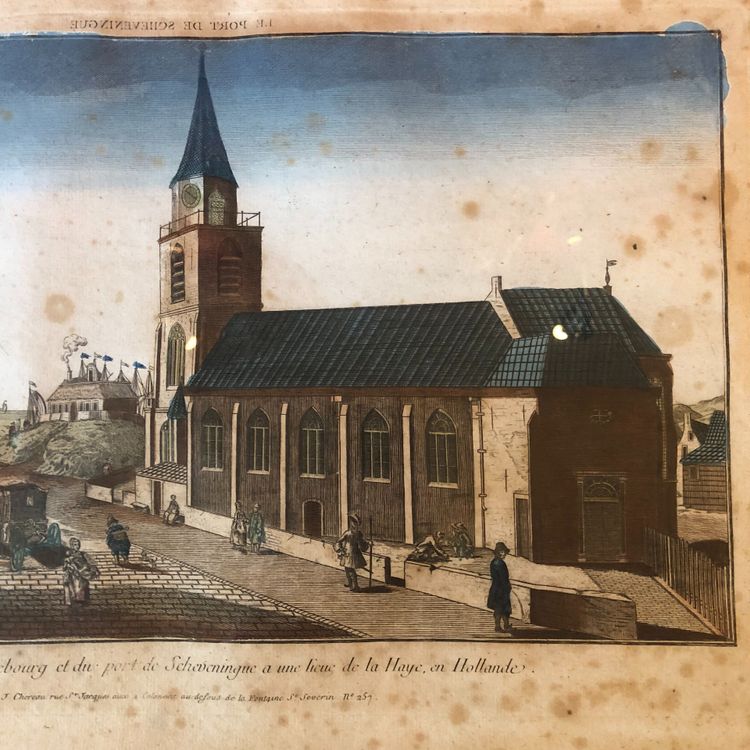 Three optical views, Netherlands, 18th century