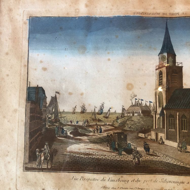 Three optical views, Netherlands, 18th century