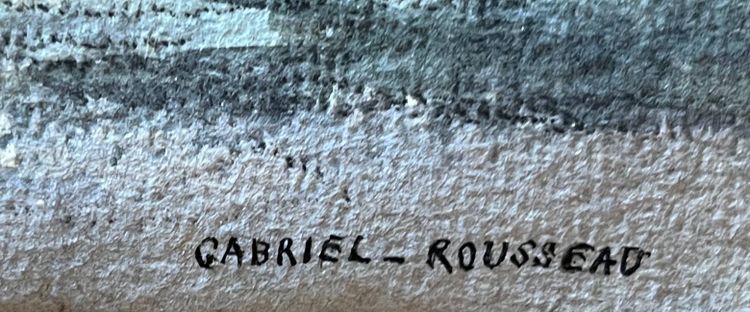 Orientalistisches Aquarell von Gabriel ROUSSEAU (1876-1951)
