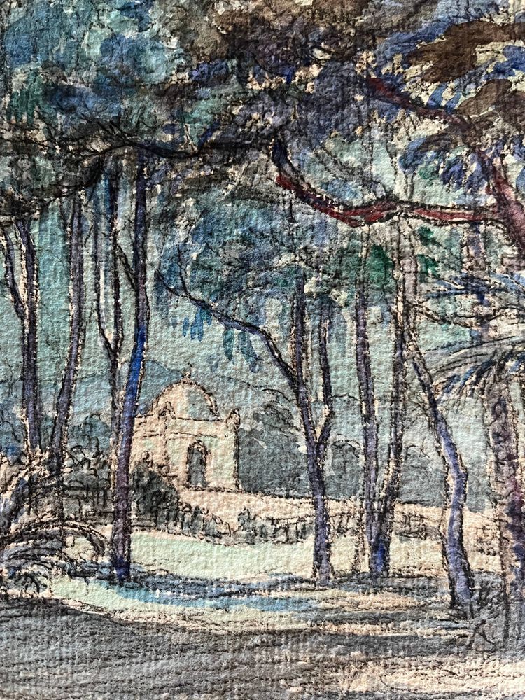 Orientalistisches Aquarell von Gabriel ROUSSEAU (1876-1951)