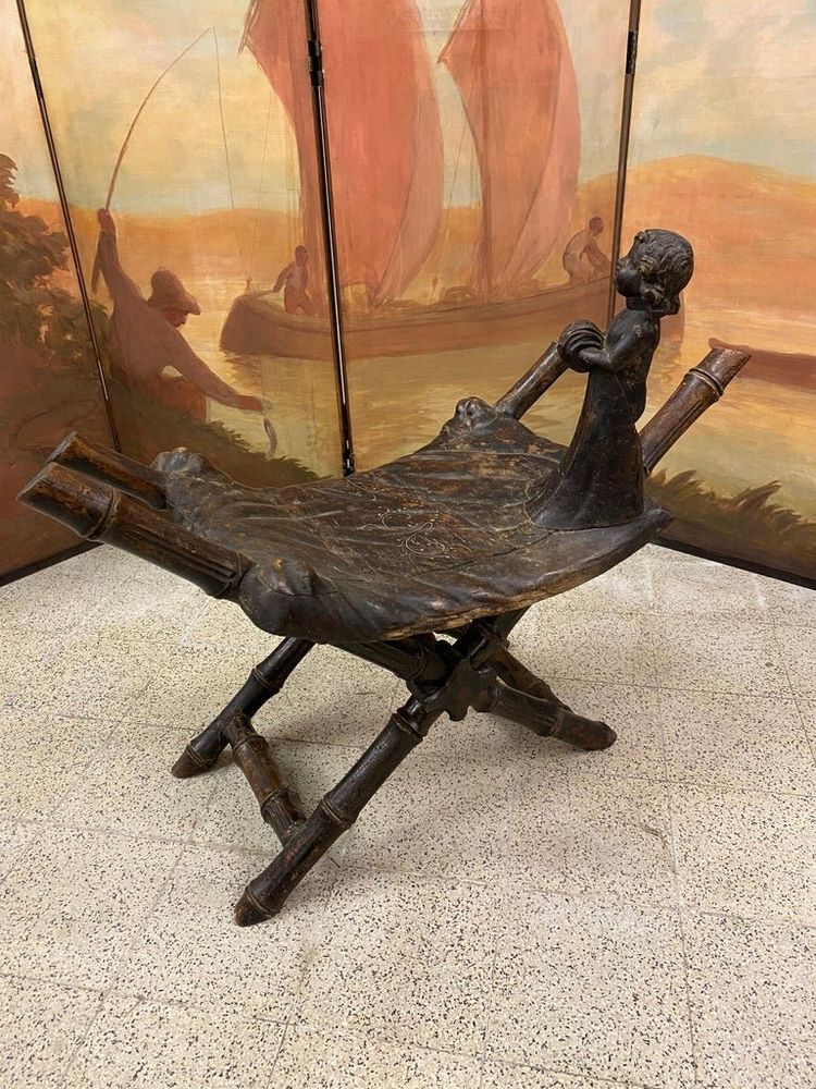 Charmant Siège d'Appoint De Style Romantique époque Napoléon III