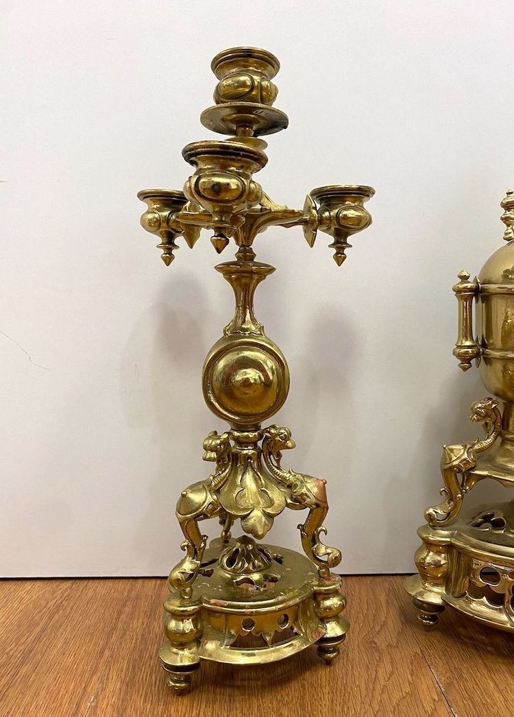 Finiture in bronzo dorato del periodo Napoleone III