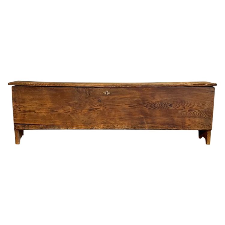 Cassapanca rustica in abete 1800