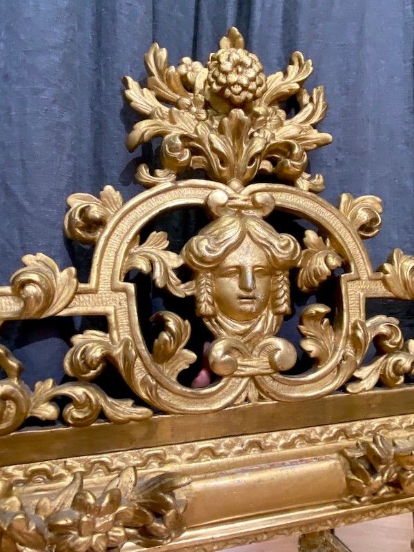 Specchio in legno intagliato - stile Luigi XV