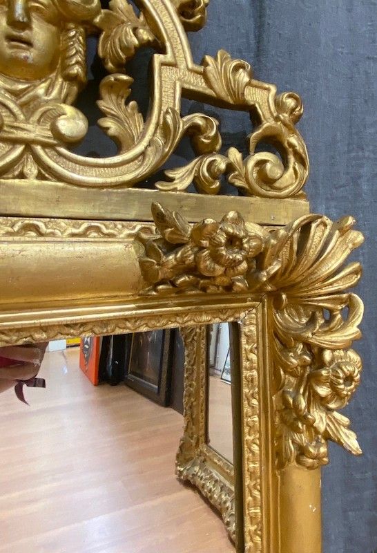 Specchio in legno intagliato - stile Luigi XV