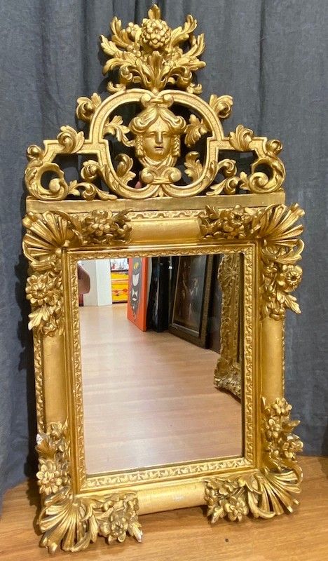 Specchio in legno intagliato - stile Luigi XV
