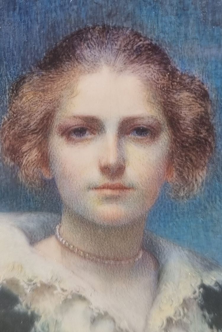 Geskel SALOMAN - Ritratto di una donna con un libro