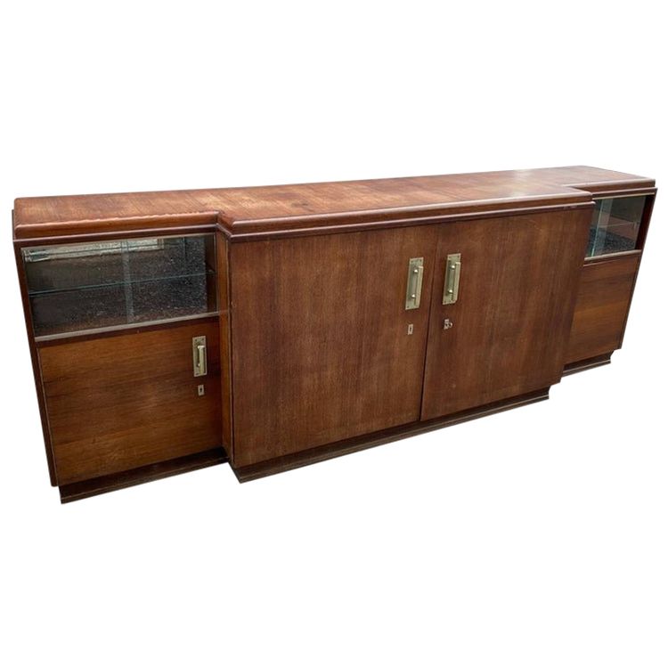 Grand Enfilade Art Deco En Palissandre, Circa 1930  (280cm)