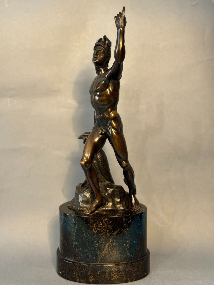 Scultura in bronzo Art Déco - Mercurio o Hermes - H 41 