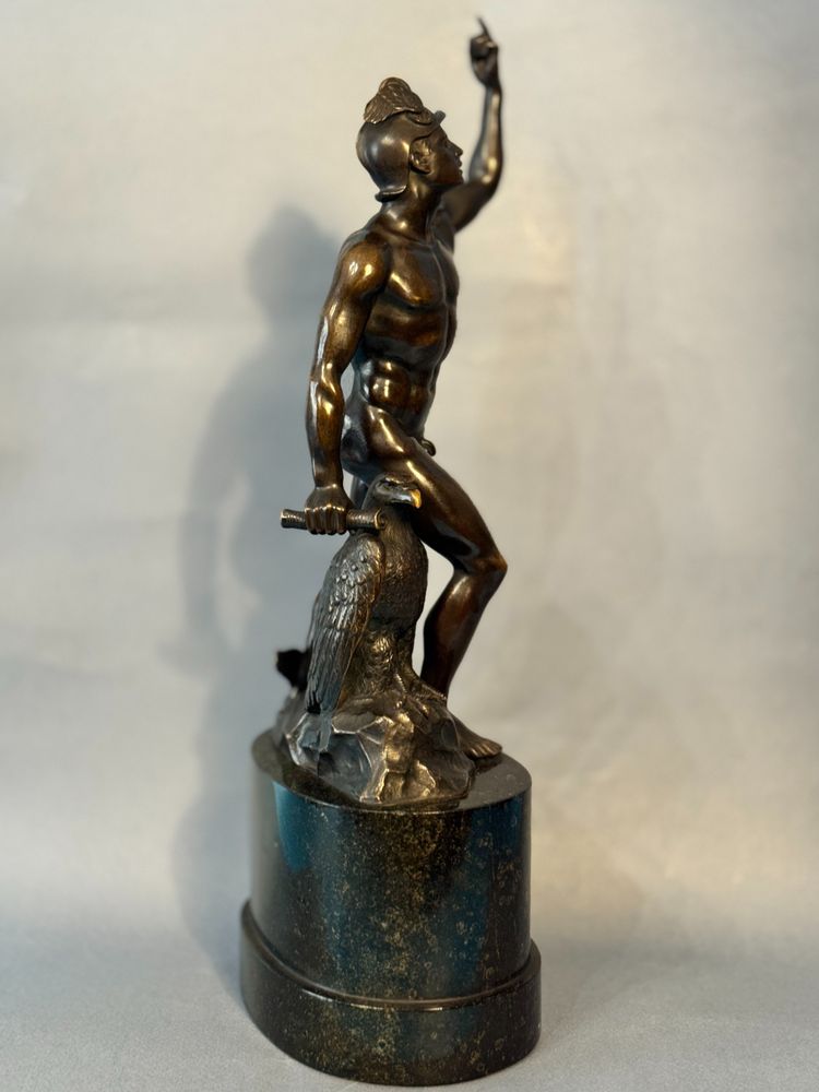 Scultura in bronzo Art Déco - Mercurio o Hermes - H 41 