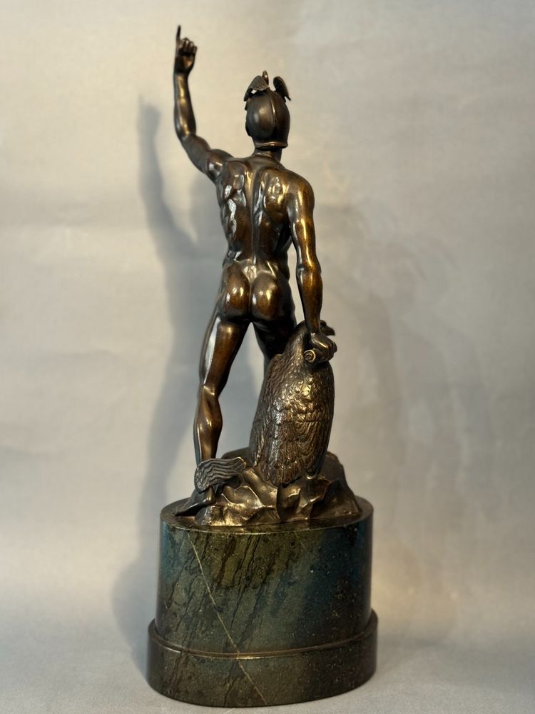 Scultura in bronzo Art Déco - Mercurio o Hermes - H 41 